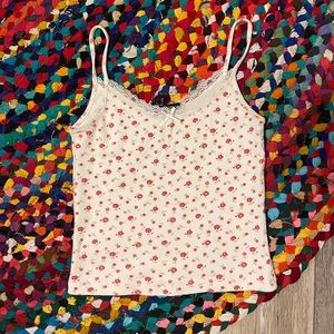 Floral top Brandy Melville♡︎